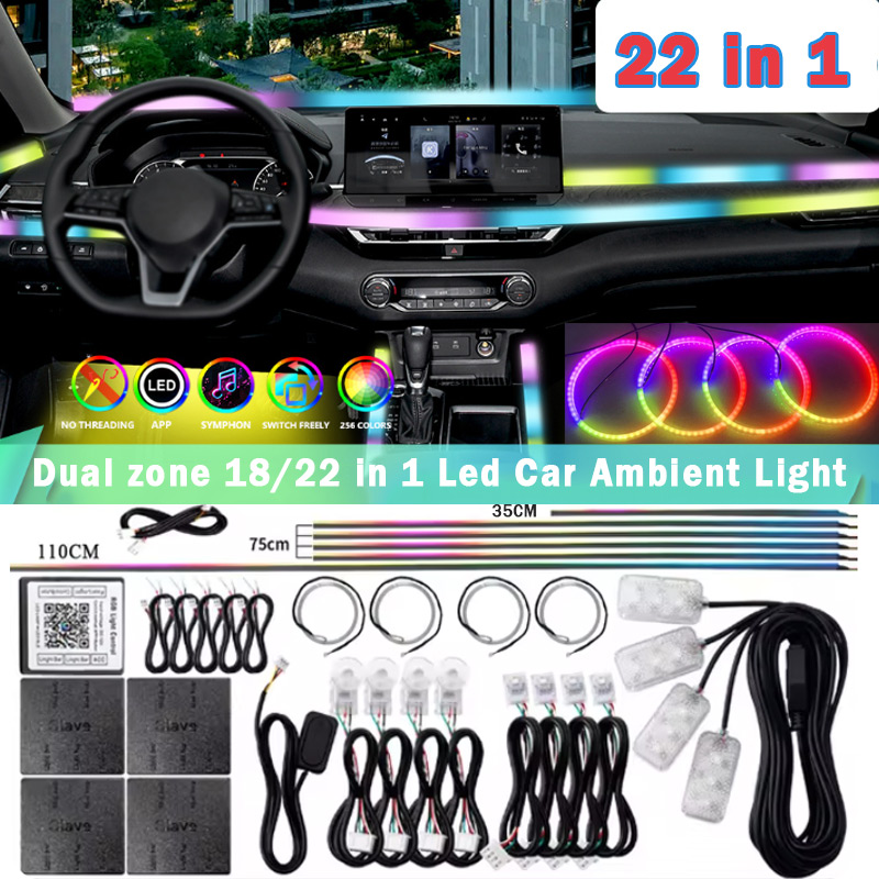 Interior Photography Lighting - 18/22 in 1 Acrylic Led Car