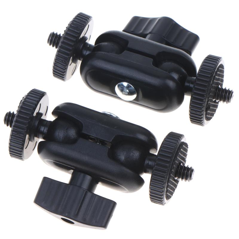 Photography Video Lighting Kit With Adjustable Tripod Stand - 【C】Double Ball Heads Magic Arm With