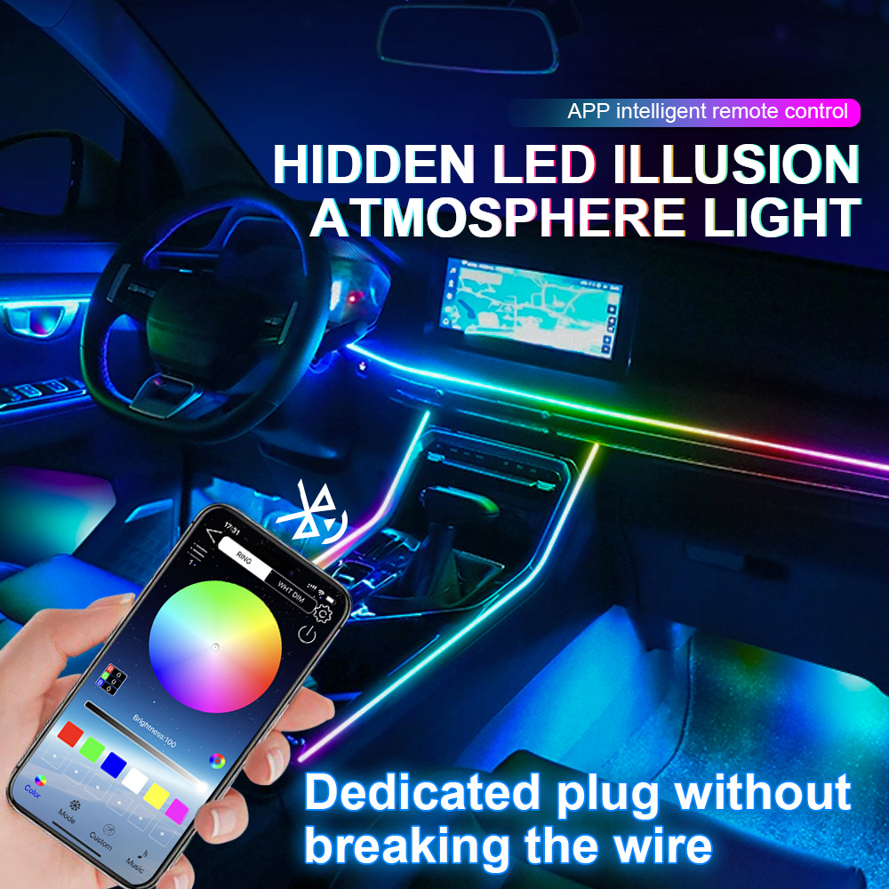 18/22 in 1 Acrylic Led Car Amb - Interior Photography Lighting recension och pris