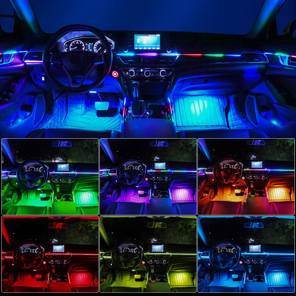 18/22 in 1 Acrylic Led Car Amb - Interior Photography Lighting recension och pris