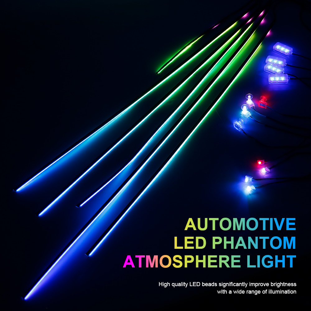 18/22 in 1 Acrylic Led Car Amb - Interior Photography Lighting recension och pris