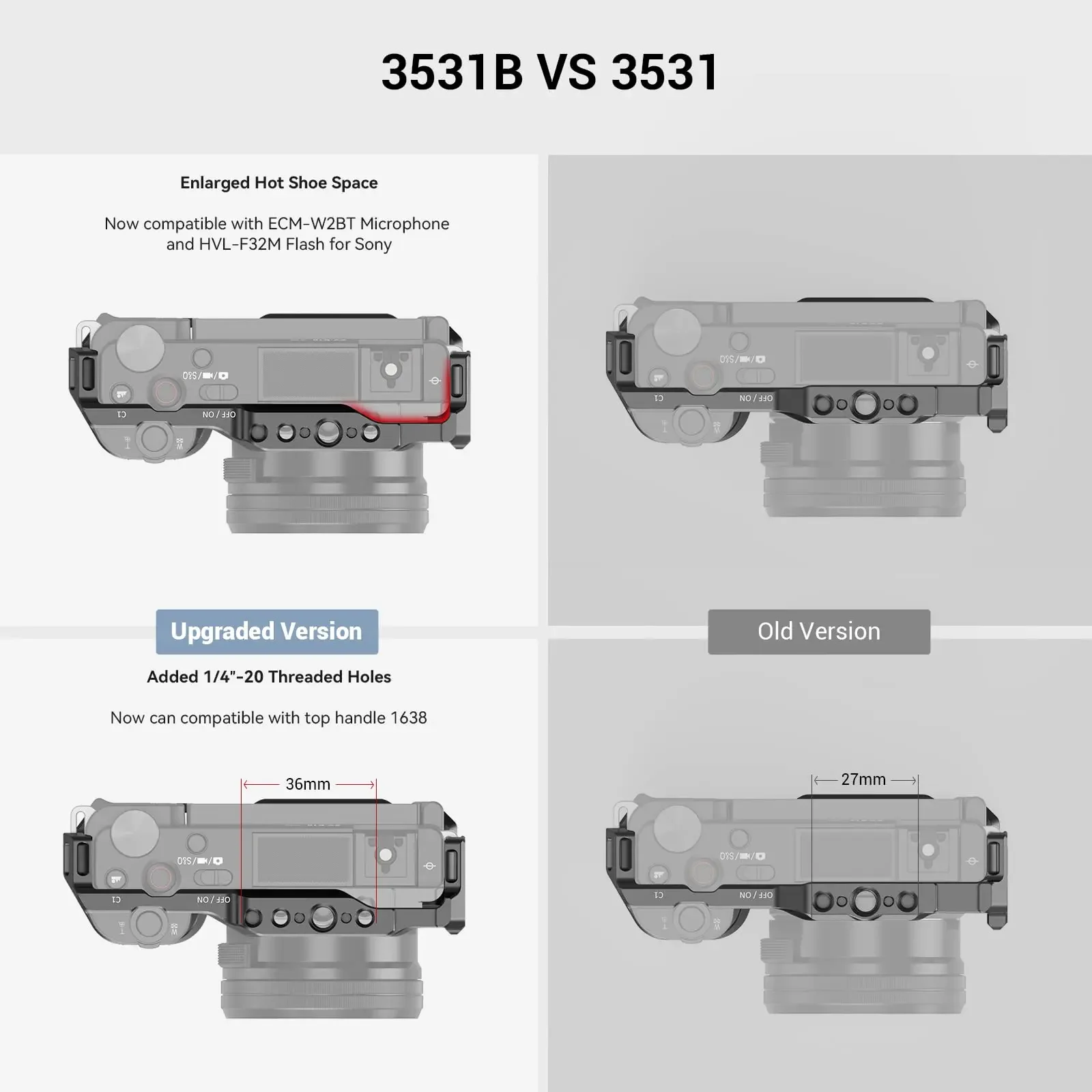 SmallRig for Sony ZV-E10 Cage  - Sony Camera Zv-E10 recension och pris