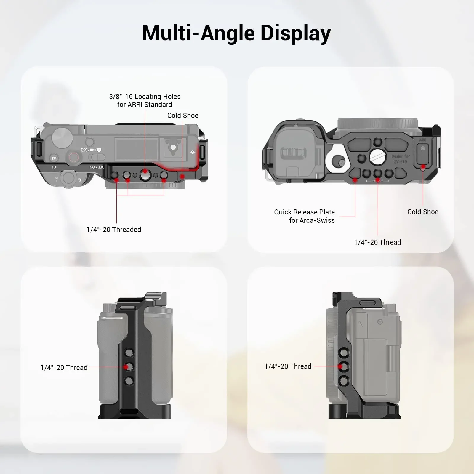 SmallRig for Sony ZV-E10 Cage  - Sony Camera Zv-E10 recension och pris