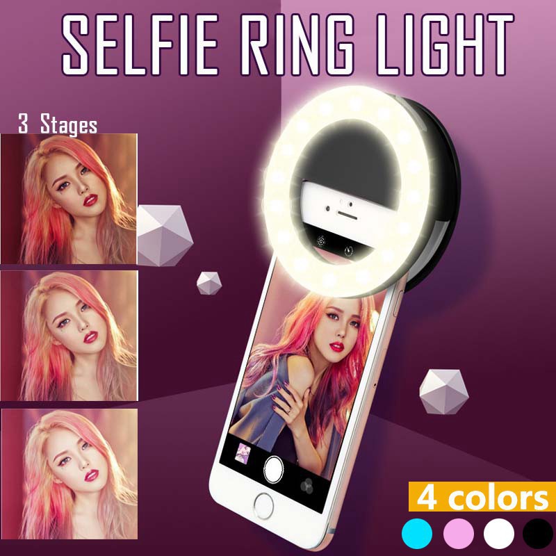 LED Selfie Ring Light 3 Level  - Stand Lighting Photography recension och pris
