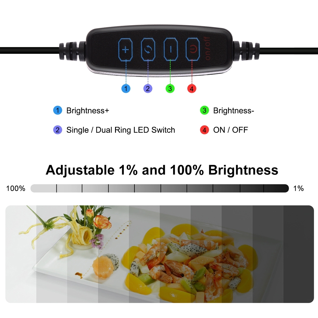 PULUZ 30cm 12inch Lightbox Min - Photography Lighting Kit With Backdrop recension och pris