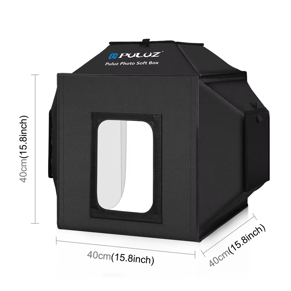 40cm Folding Photography Studi - Photography Lighting Kit With Backdrop recension och pris