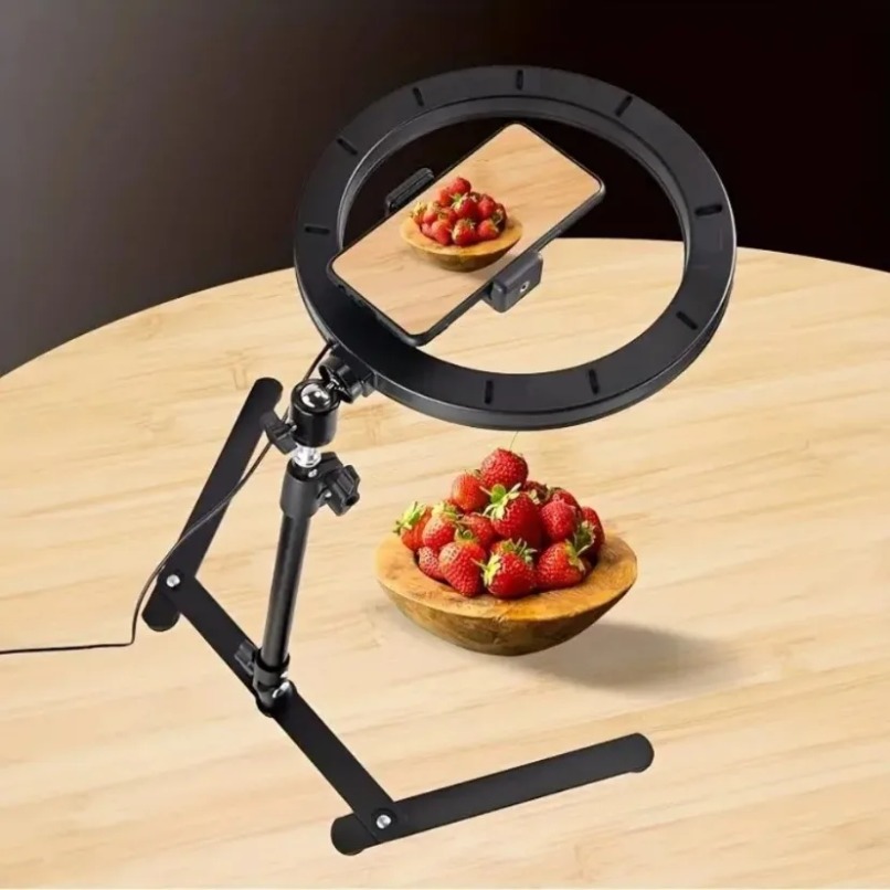 Overhead Phone Mount with Ring - Photography Lighting For Food recension och pris