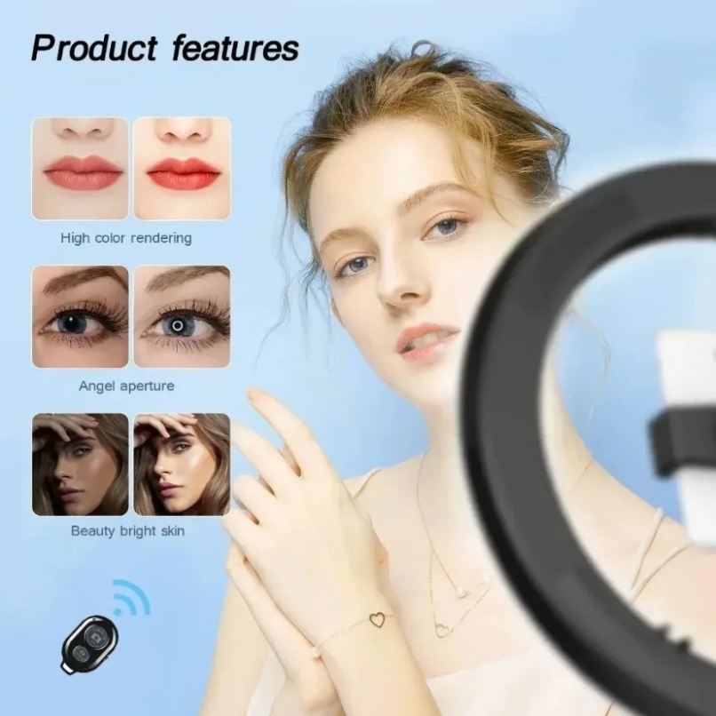 Overhead Phone Mount with Ring - Photography Lighting For Food recension och pris