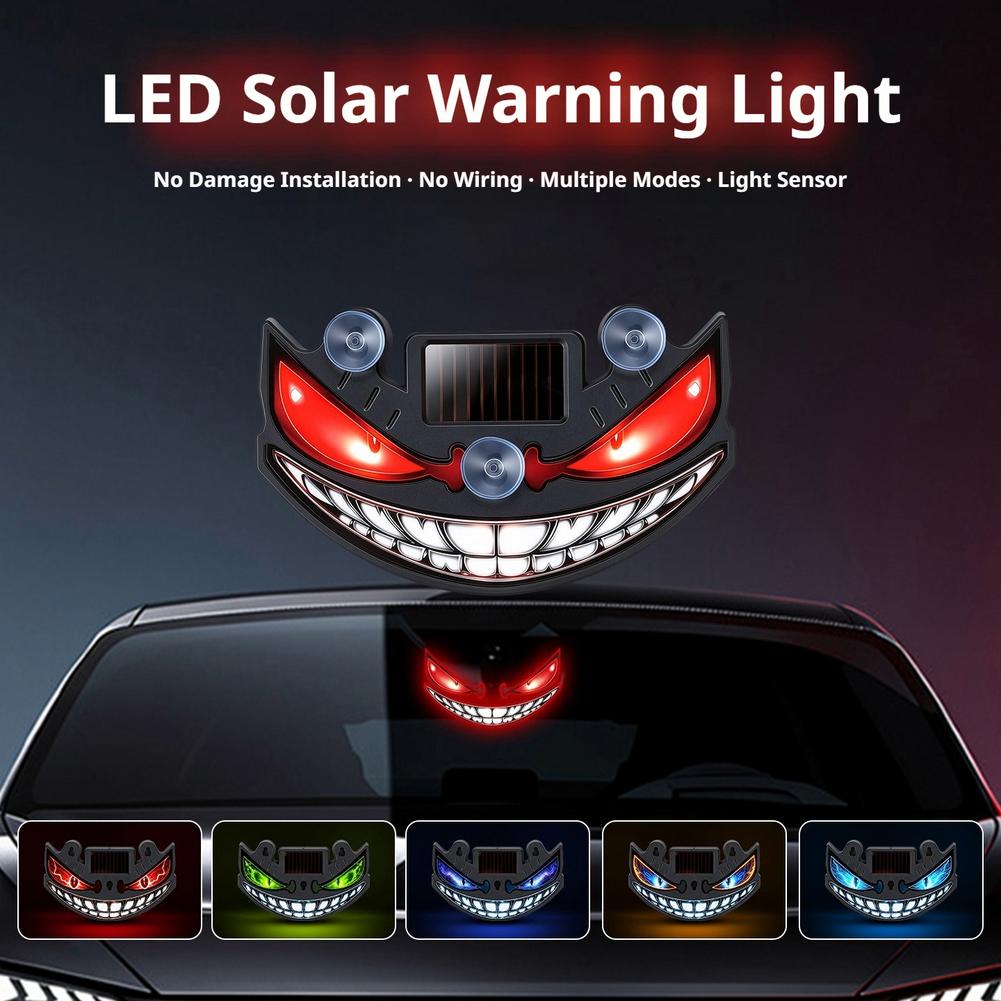 Solar Devil Eye Car LED Decor  - Interior Photography Lighting recension och pris
