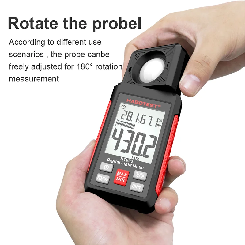 HT603 Digital Lux Meter 0~200, - Photography Lighting Meter recension och pris