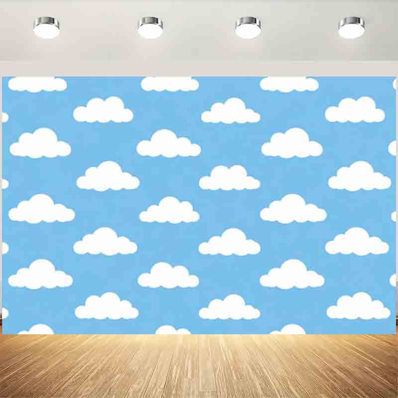 Cartoon Simple Blue Sky White  - Photography Lighting For Portraits recension och pris