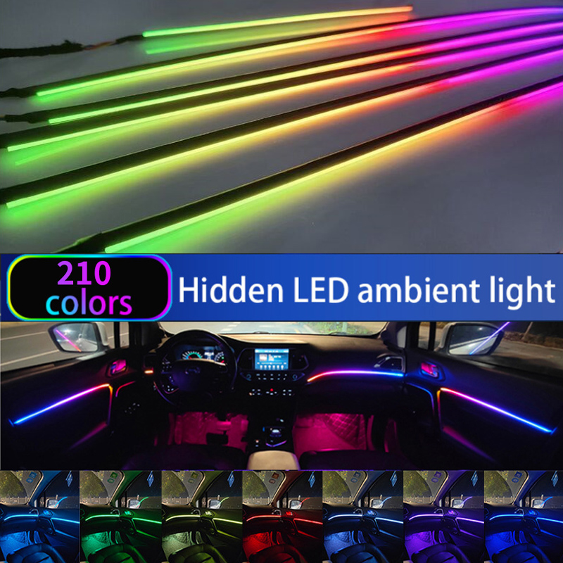 Car Ambient Light/64 Colors Ac - Interior Photography Lighting recension och pris