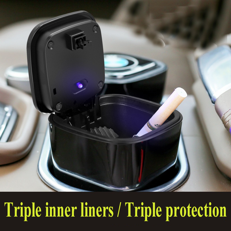 Mobidea Portable Car Ashtray w - Interior Photography Lighting recension och pris