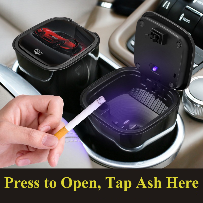 Mobidea Portable Car Ashtray w - Interior Photography Lighting recension och pris
