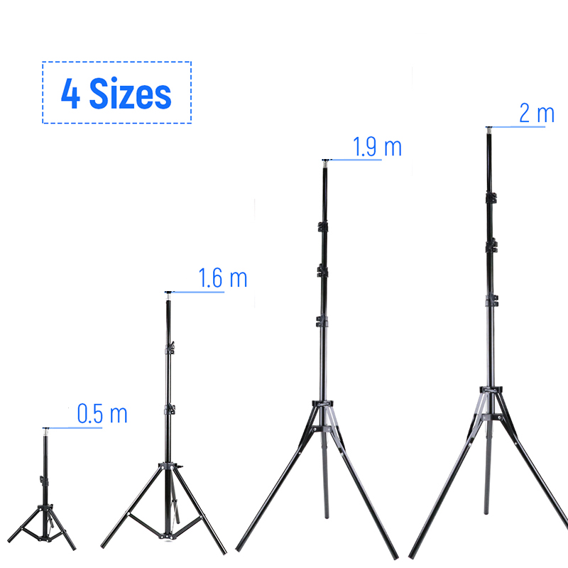 200cm 160cm 50cm Photography T - Photography Video Lighting Kit With Adjustable Tripod Stand recension och pris