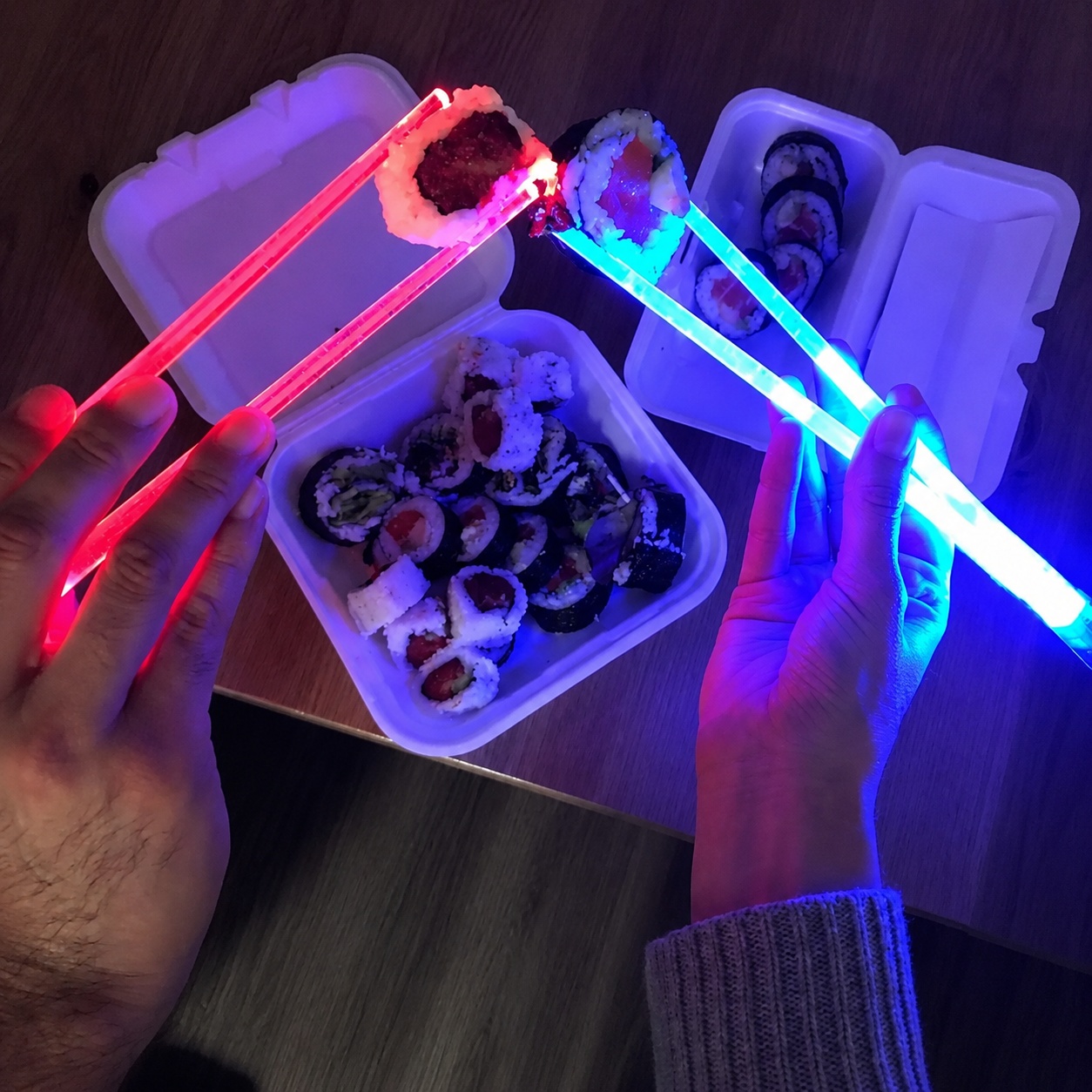LED Luminous Chopsticks Lights - Photography Lighting For Food recension och pris