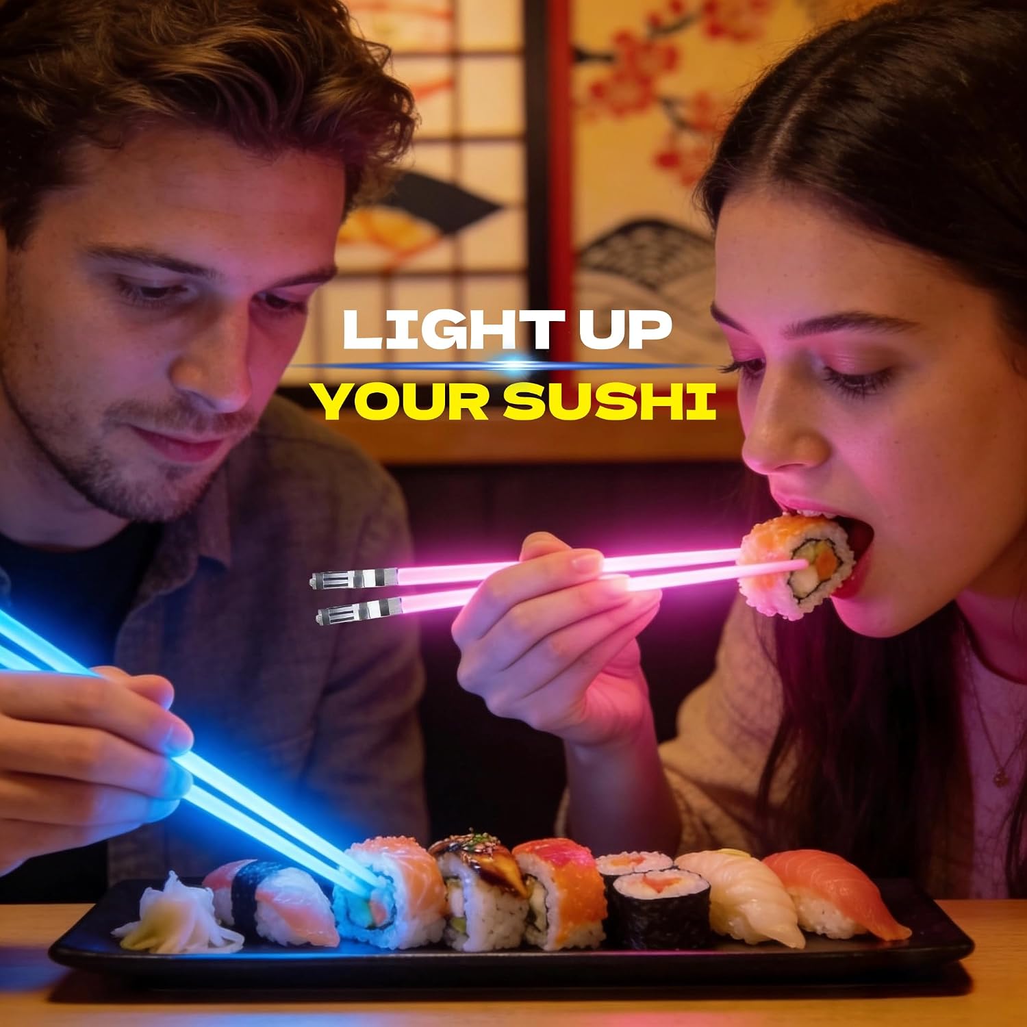 LED Luminous Chopsticks Lights - Photography Lighting For Food recension och pris