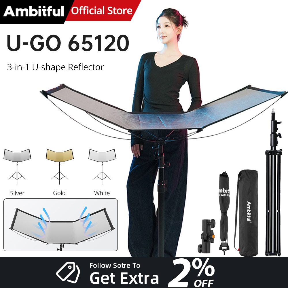 AMBITFUL 3in1 U-Type Light Dif - Photography Lighting Type recension och pris