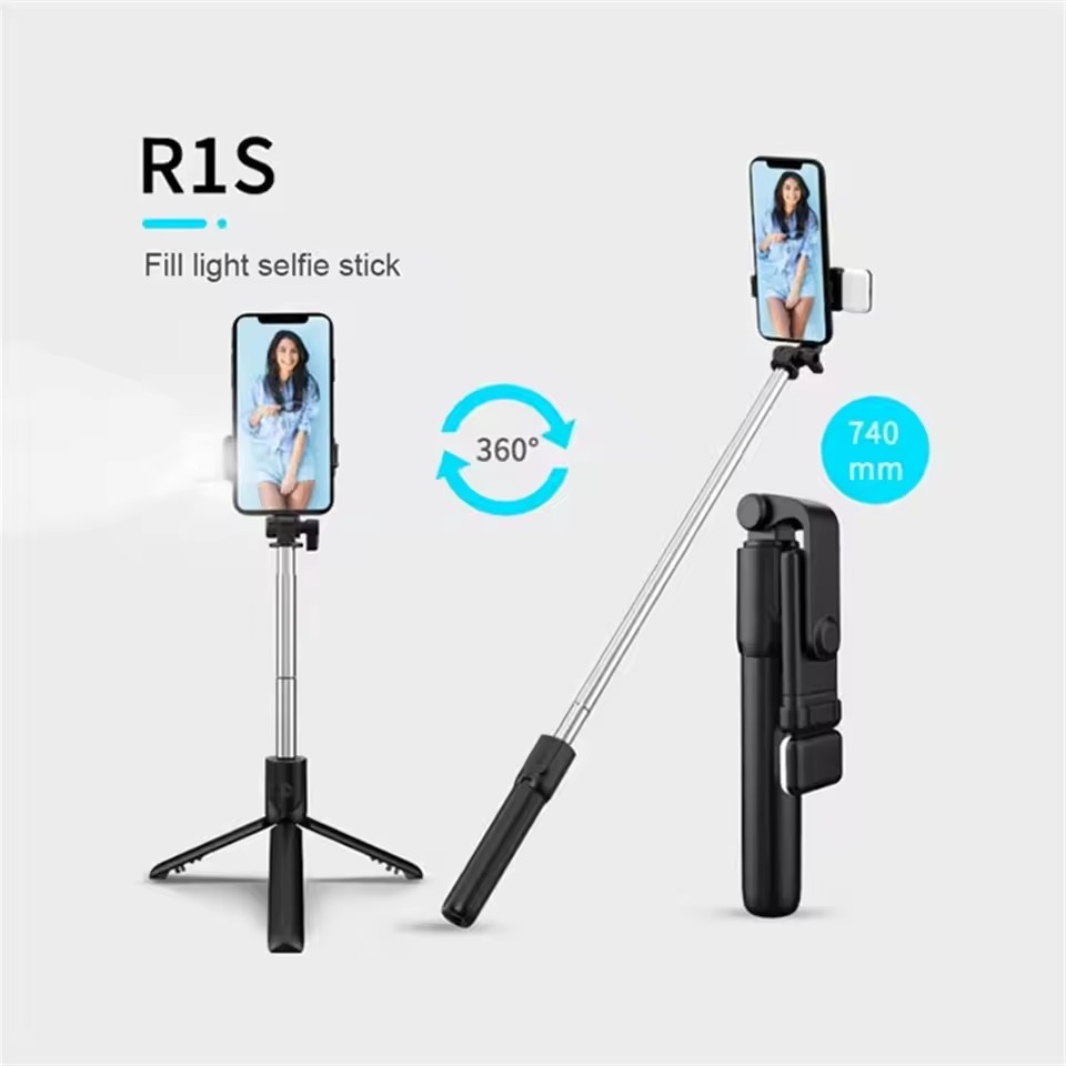 Wireless Bluetooth Selfie Stic - Photography Video Lighting Kit With Adjustable Tripod Stand recension och pris