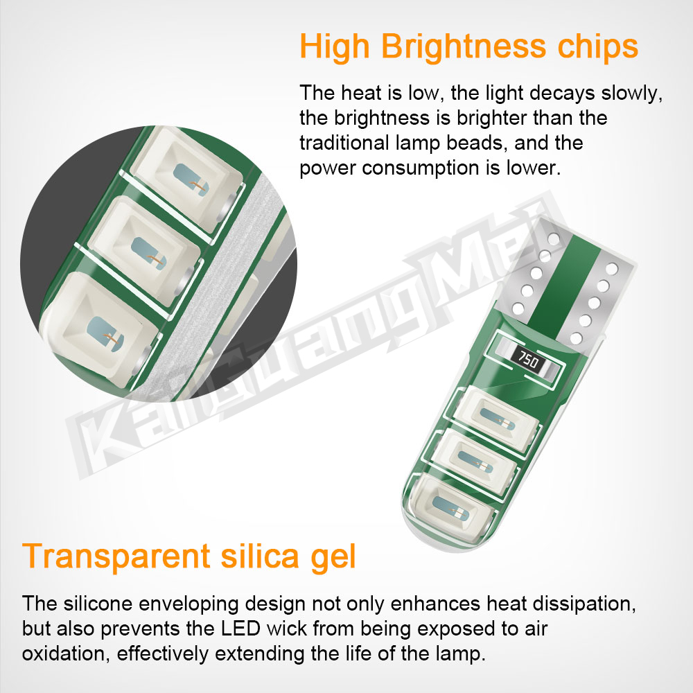 2/10PCS T10 W5W LED Light Canb - Interior Photography Lighting recension och pris
