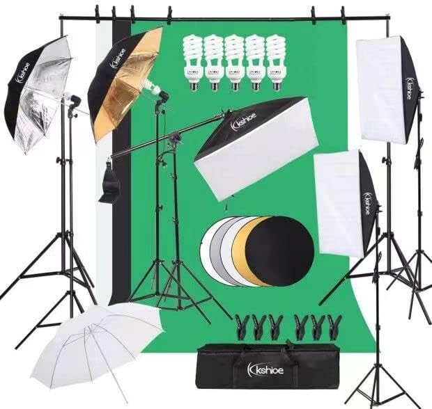Photography Lighting Kit, Ligh - Photography Lighting Kit With Backdrop recension och pris