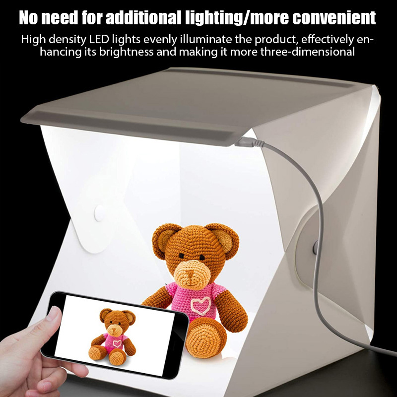 Lightbox Light Box Mini Photo  - Photography Lighting Kit With Backdrop recension och pris