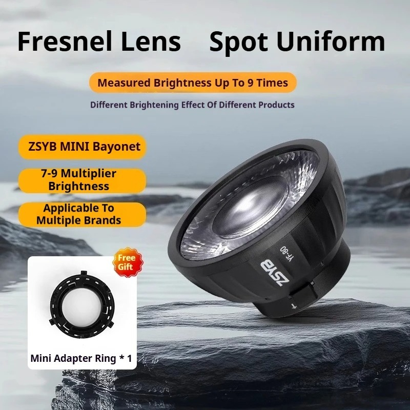 ZSYB YF-80 Fresnel Lens 9 Time - Fresnel Lens Attachment recension och pris