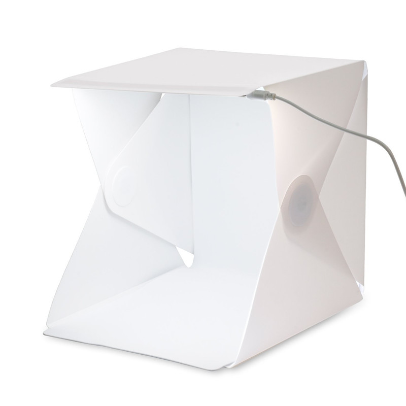 Portable Mini Photo Studio Box - Photography Lighting Kit With Backdrop recension och pris