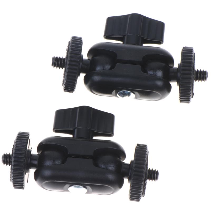 【C】Double Ball Heads Magic Arm - Photography Video Lighting Kit With Adjustable Tripod Stand recension och pris