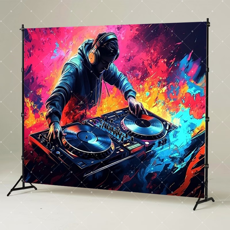 Hip Hop Music DJ Party Decorat - Lighting In Photography Studio recension och pris