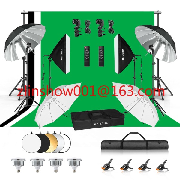 Photo Studio Equipment 2.6*3m/ - Photography Lighting Kit With Backdrop recension och pris