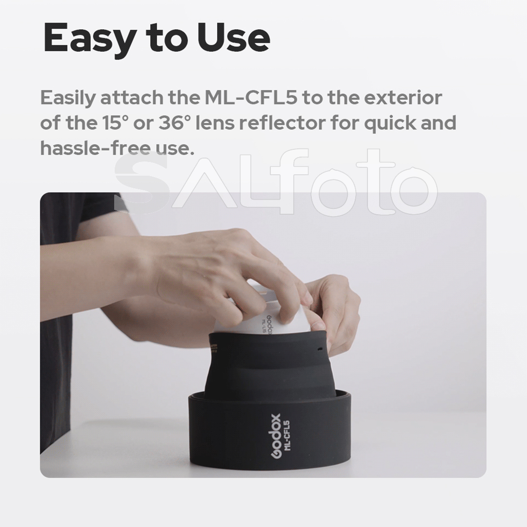 Godox ML-CFL5 Collapsible Fres - Fresnel Lens Attachment recension och pris