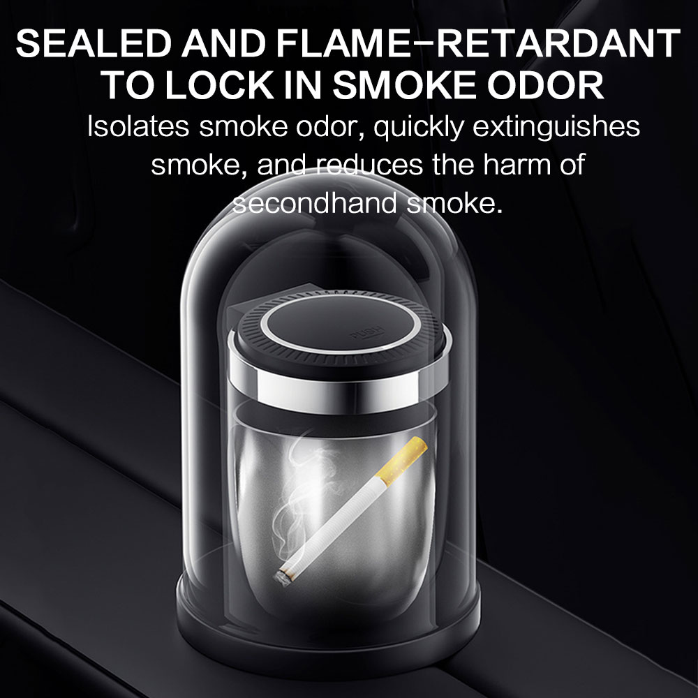 Car Ashtray With Led Light Smo - Interior Photography Lighting recension och pris