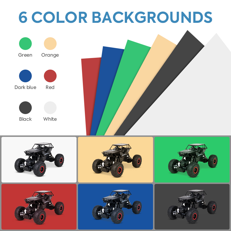 11.8x11.8inch Fold Photo Studi - Photography Lighting Kit With Backdrop recension och pris