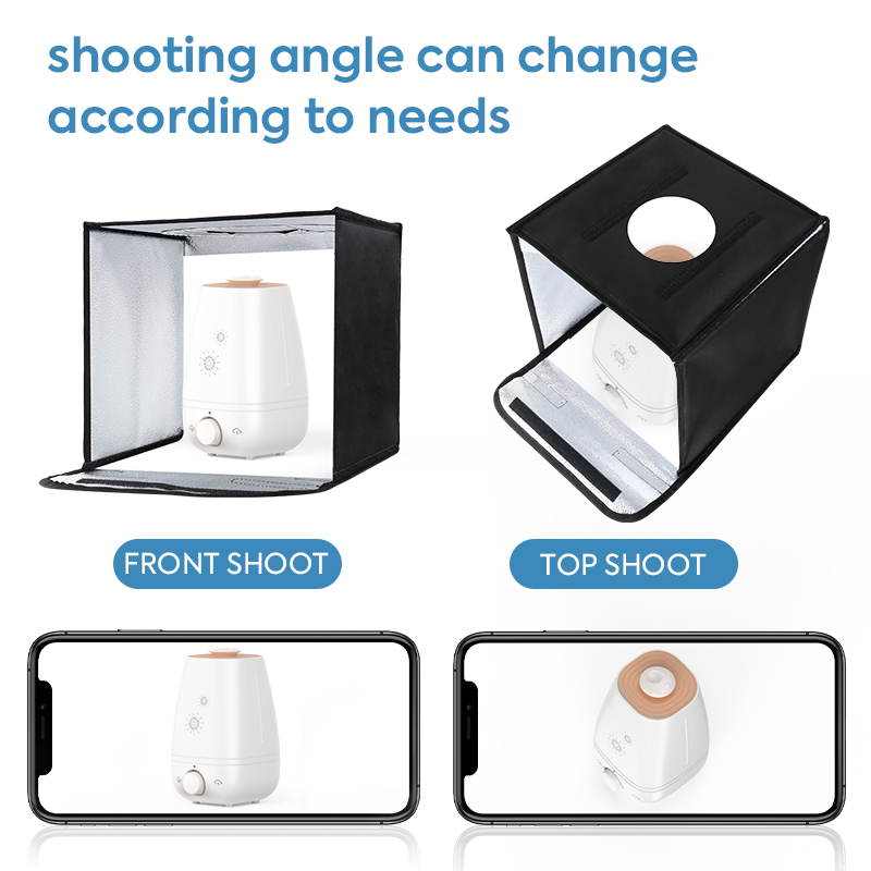 11.8x11.8inch Fold Photo Studi - Photography Lighting Kit With Backdrop recension och pris