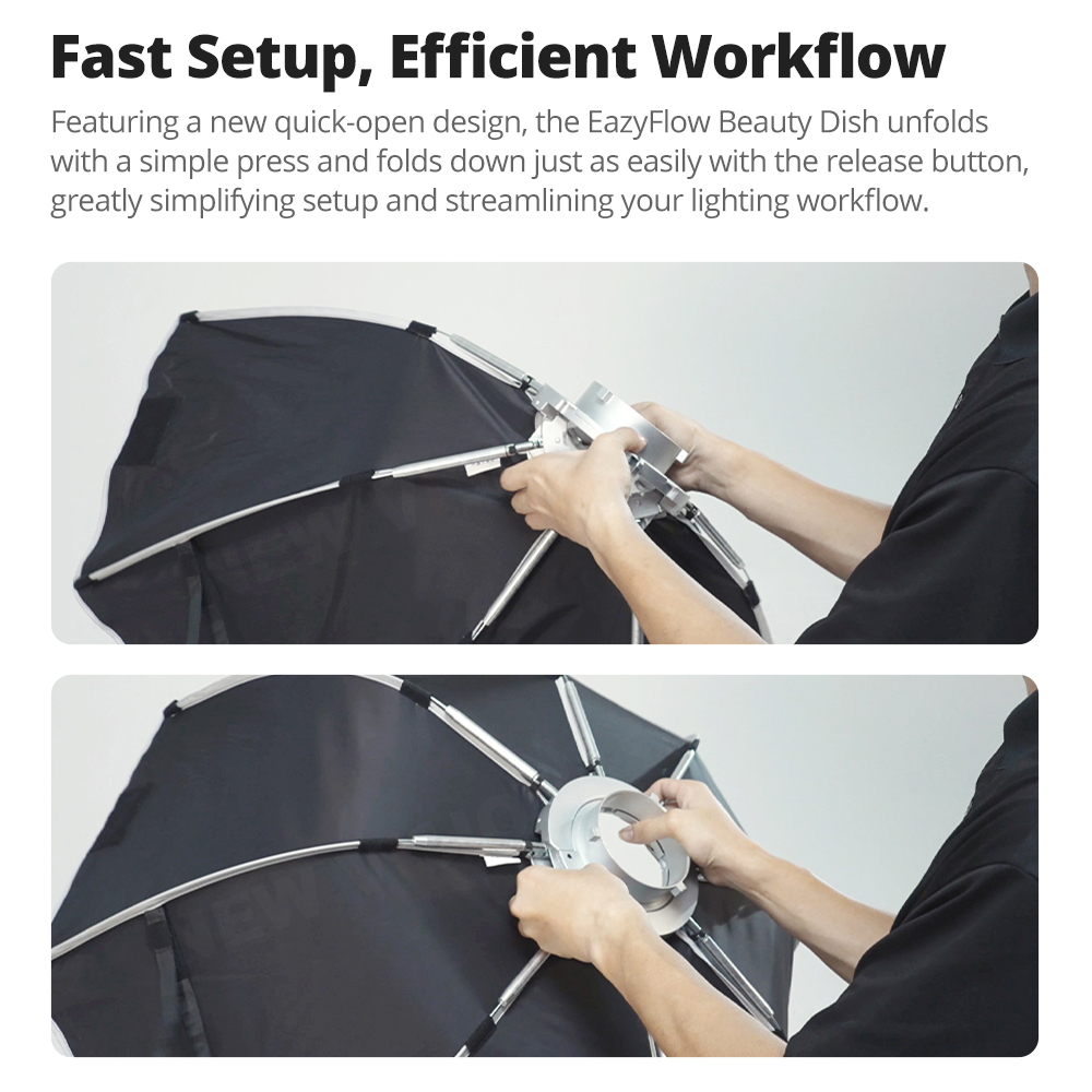 New Godox EazyFlow Beauty Dish - Photography Lighting Meter recension och pris