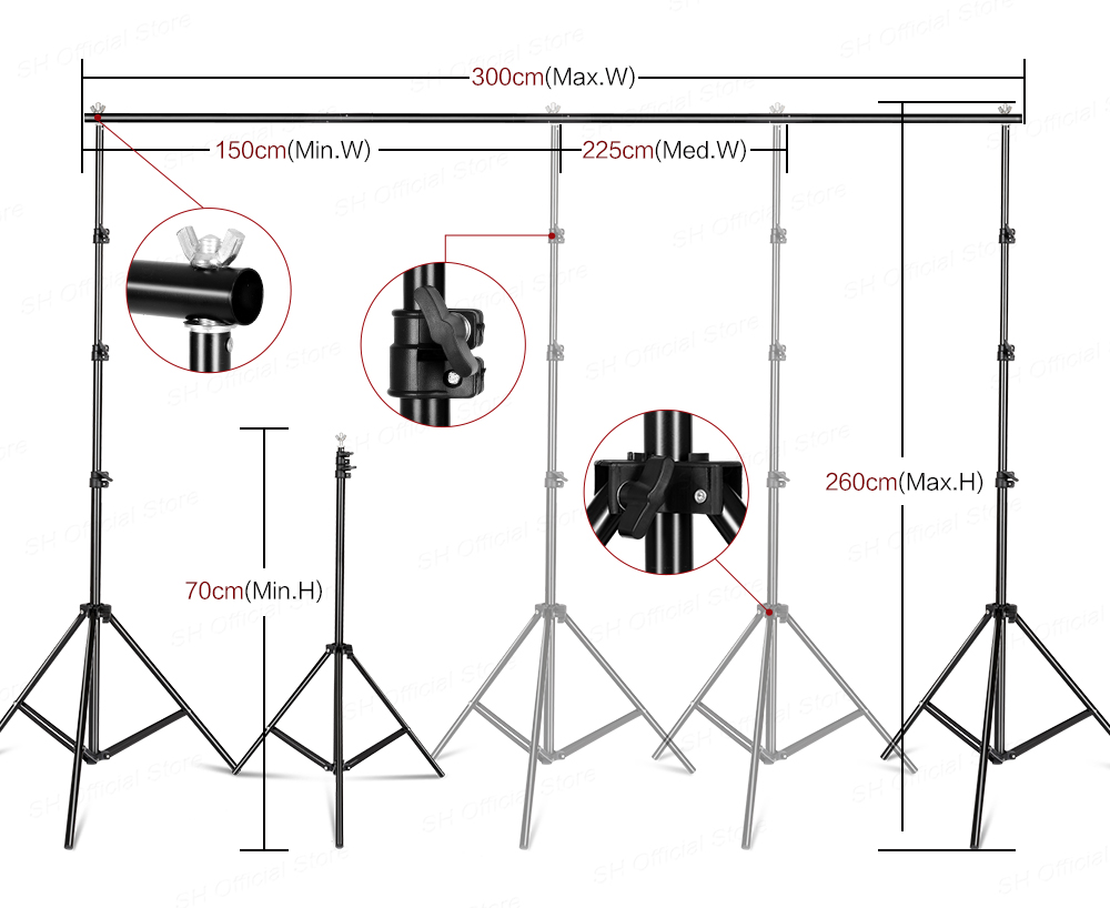 Photography Photo Studio Softb - Photography Lighting Kit With Backdrop recension och pris