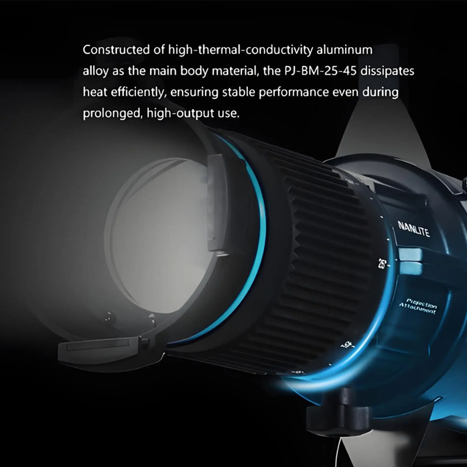 Nanlite PJ-BM-25-45 Bowens Mou - Fresnel Lens Attachment recension och pris