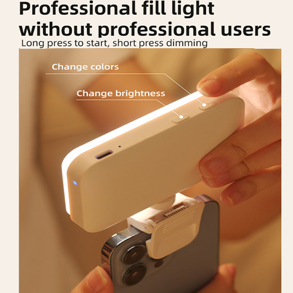 Pocket LED Selfie Light For IP - Photography Mobile Lighting recension och pris