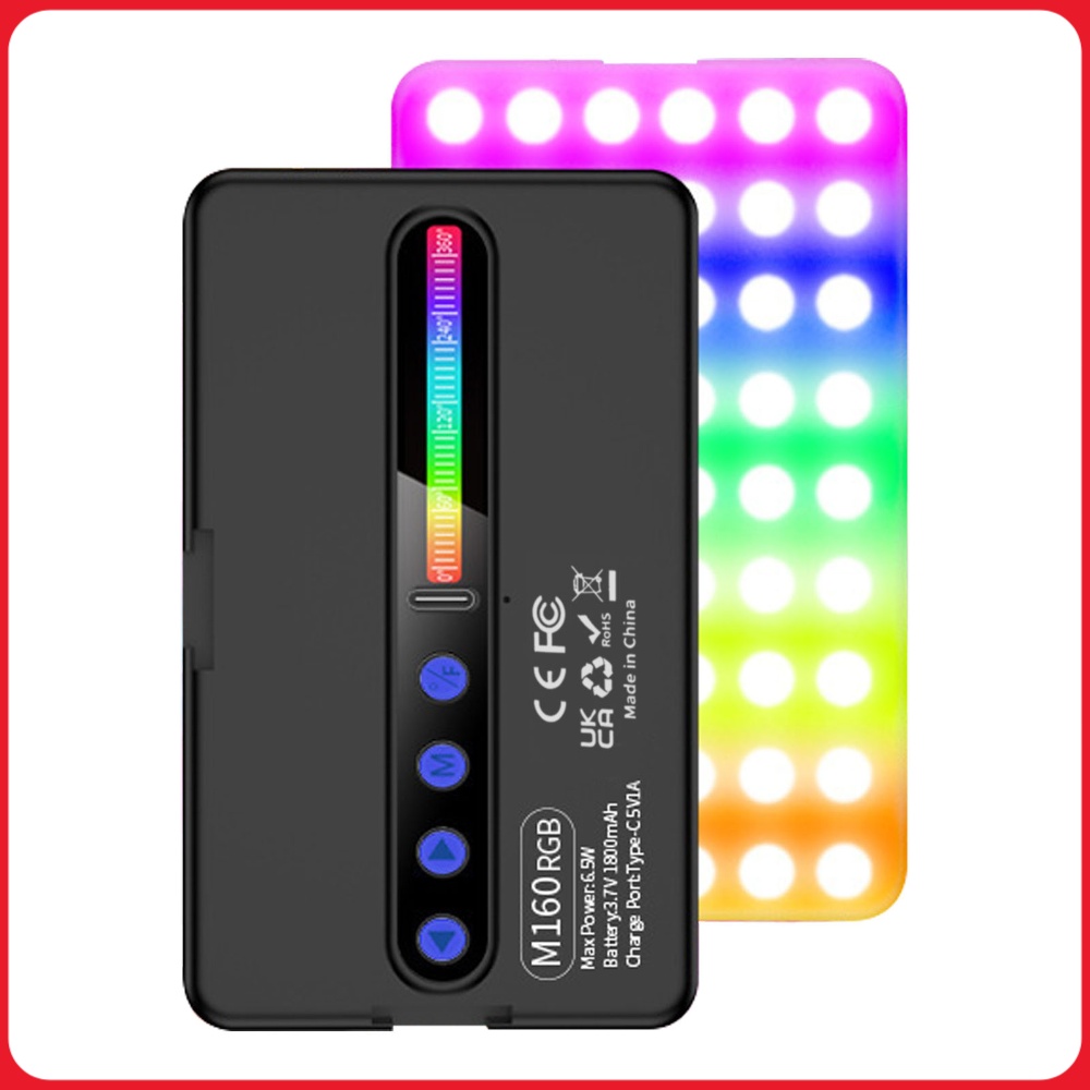 6.5W RGB LED Video Light 2700K - Photography Lighting Type recension och pris