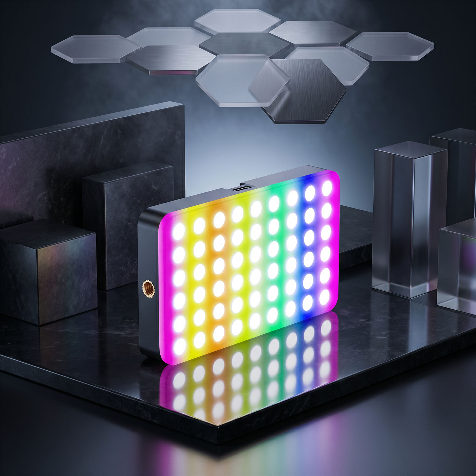 6.5W RGB LED Video Light 2700K - Photography Lighting Type recension och pris