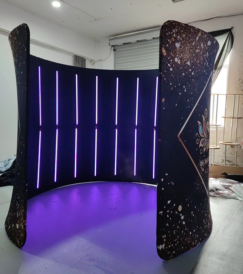 360 Photo Booth Enclosure Free - Photography Lighting Kit With Backdrop recension och pris