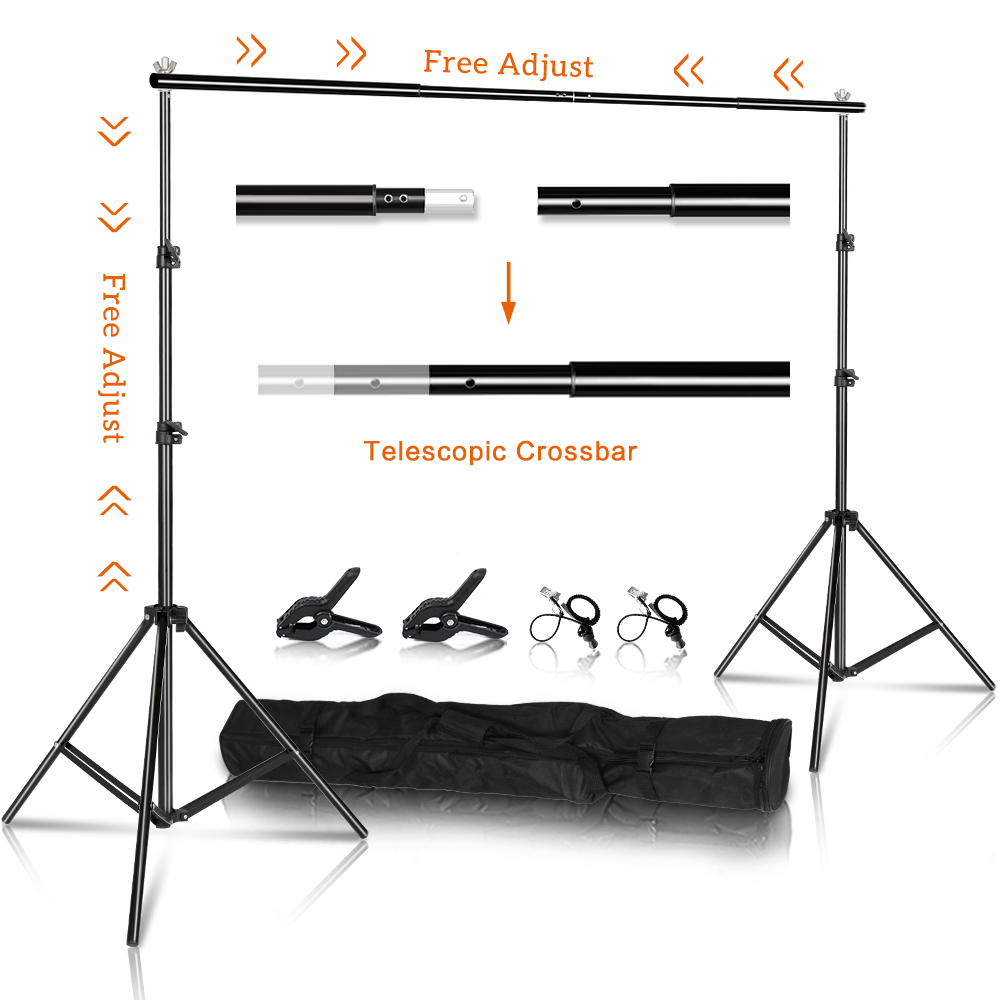 Photo Studio Background Photog - Photography Lighting Kit With Backdrop recension och pris